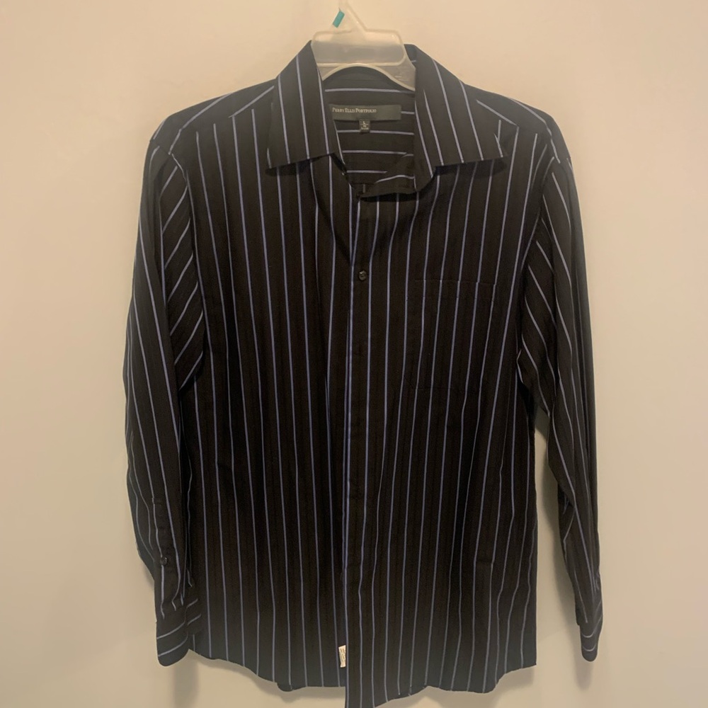 Perry Ellis portfolio dress shirt (L) for men